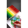 Reta de lápices de color soluble en color